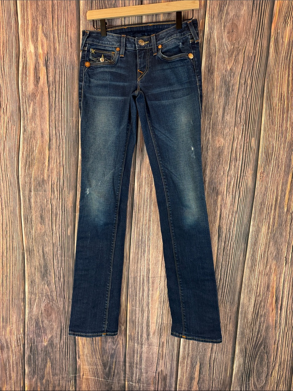 True Religion Women's Billy Boot-Cut Dark Jeans